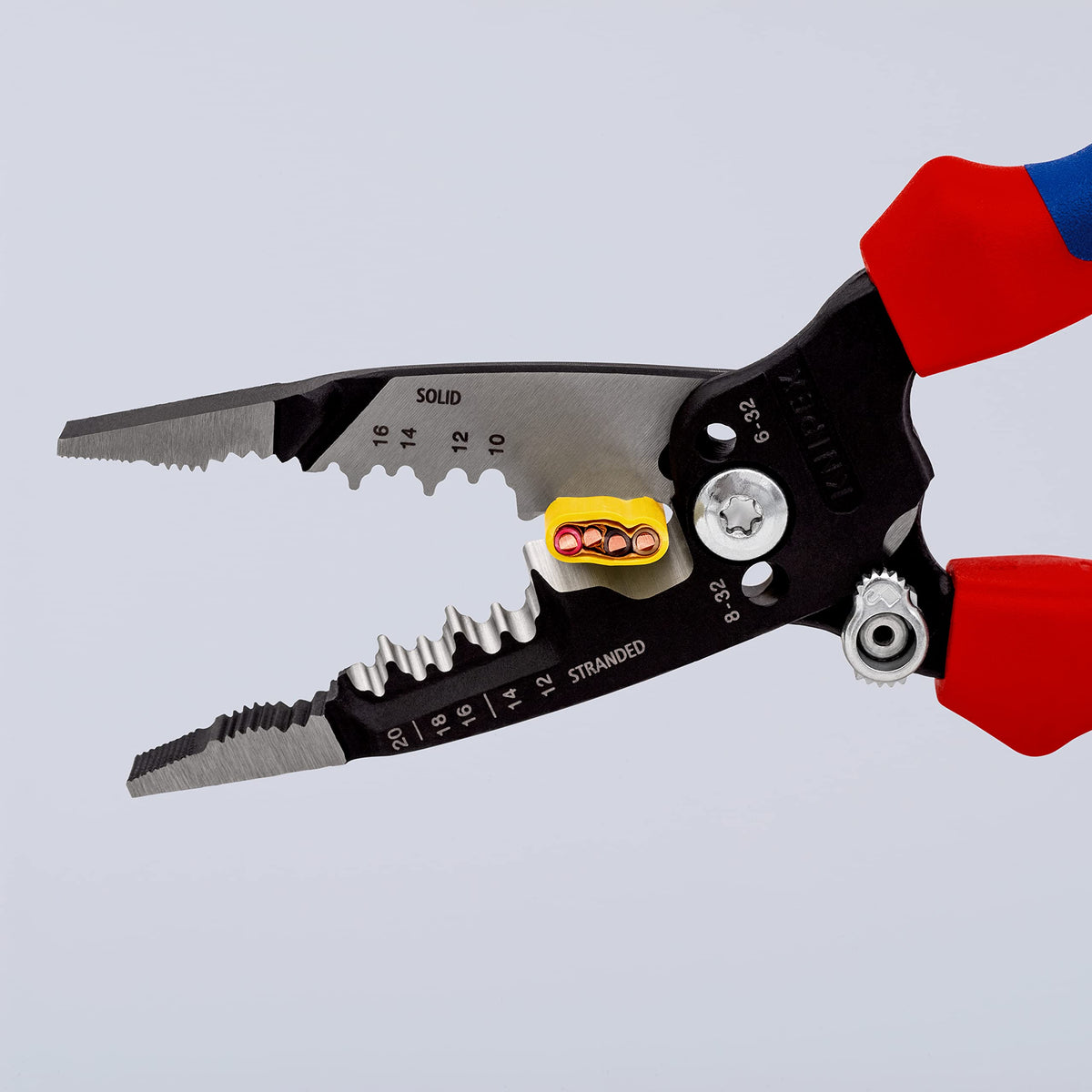 KNIPEX wirestripper multifunction electrician pliers 200 mm ergonomic grip for comfortable use