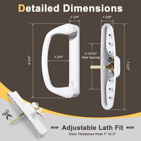 Knobonly interior handle set with smooth operation and comfortable grip.