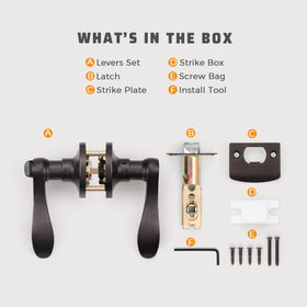 KNOBWELL latch dimensions and door compatibility