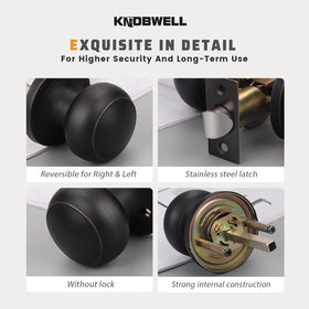 KNOBWELL packaging protection for door knobs prevents scratches in transit