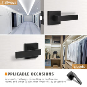 KNOBWELL easy-installation lever for quick DIY door updates
