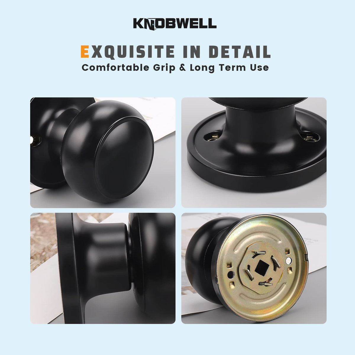 KNOBWELL elegant minimal design adds sophistication to any space