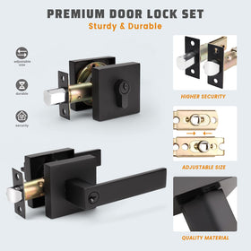 KNOBWELL keyed-alike lockset enables single-key convenience.