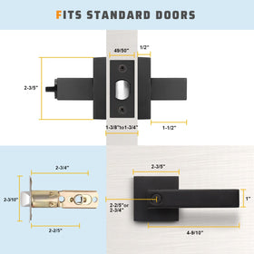 KNOBWELL round strike plate upgrade improves latch compatibility.