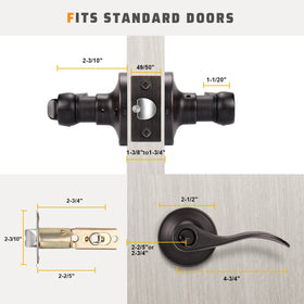 KNOBWELL secure-entry lever showing sturdy latch and reliable operation.