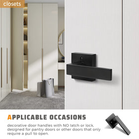 KNOBWELL universal-fit lever for doors 1-3-8 to 1-3-4 inches