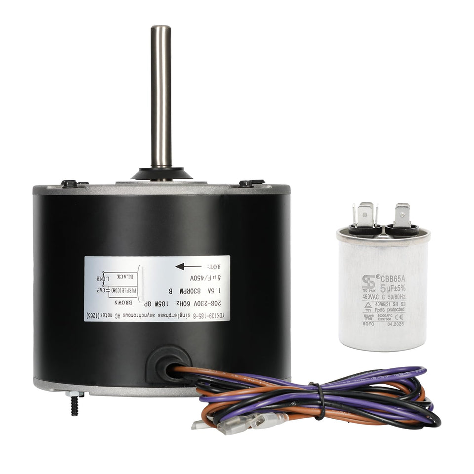 Knocokie 0131M00061SP condenser fan motor ready for direct Goodman replacement