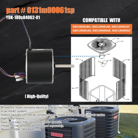 Knocokie 5 µF capacitor requirement ensures proper motor operation