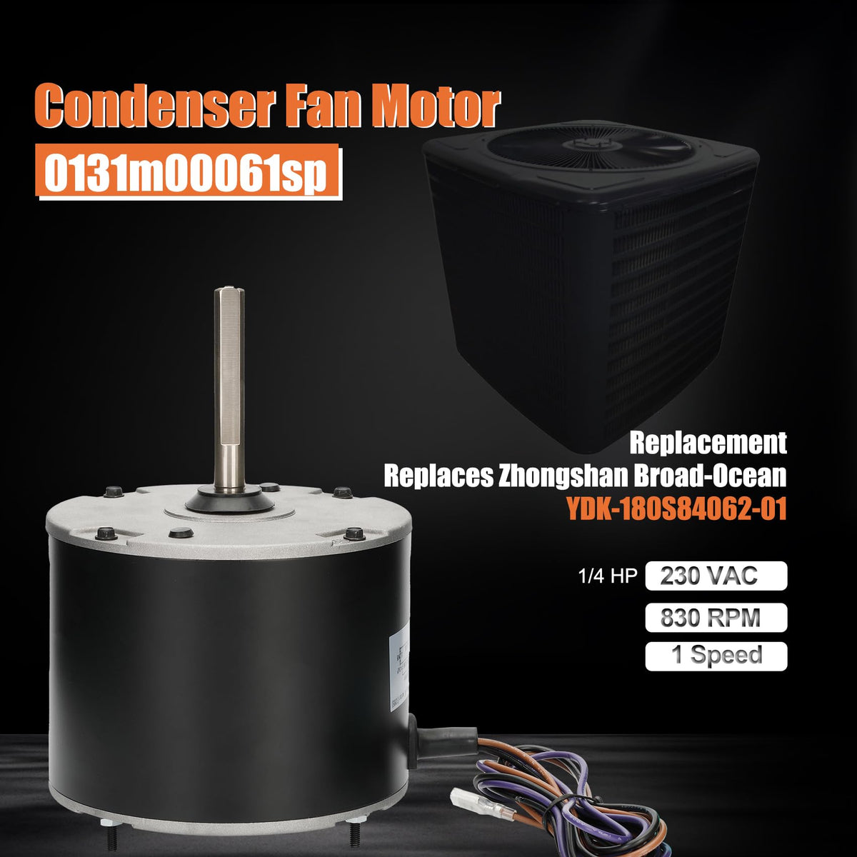 Knocokie Broad-Ocean YDK-180S84062-01 compatible unit for HVAC reliability