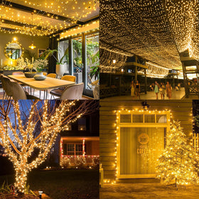 KNONEW large-coverage decor lights illuminate big yard gatherings.