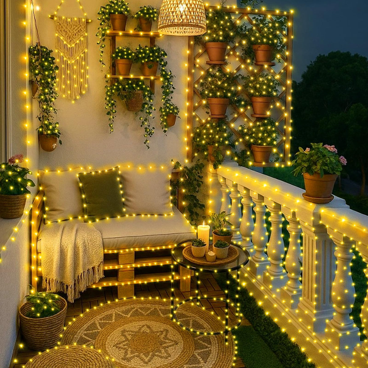 KNONEW IP44 waterproof outdoor lights withstand rain while brightening patios.