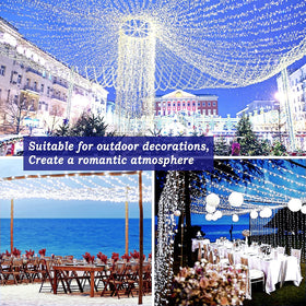 KNONEW versatile string lights for yards, trees, and balconies.