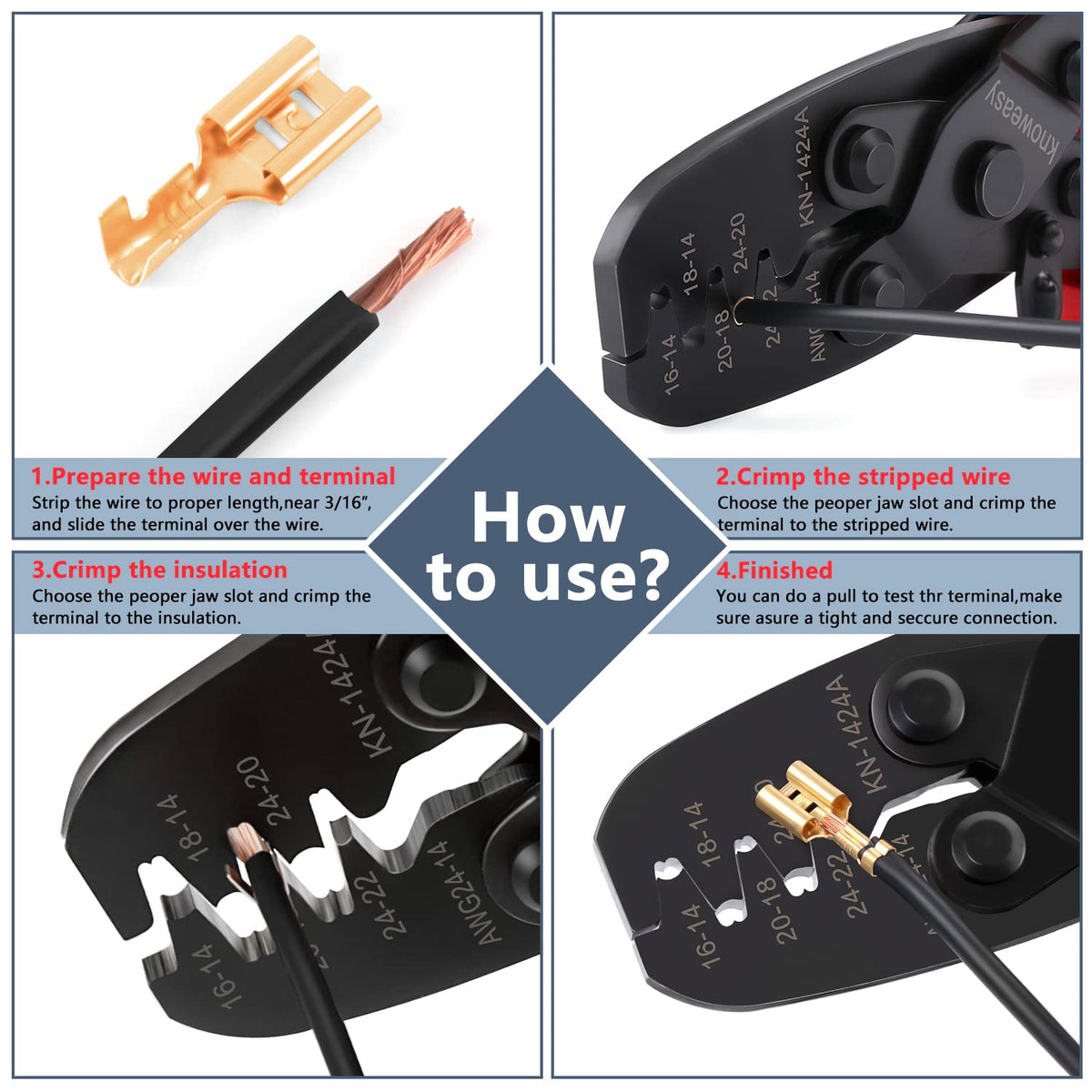 Knoweasy durable-construction close-up highlights long-lasting tool build.