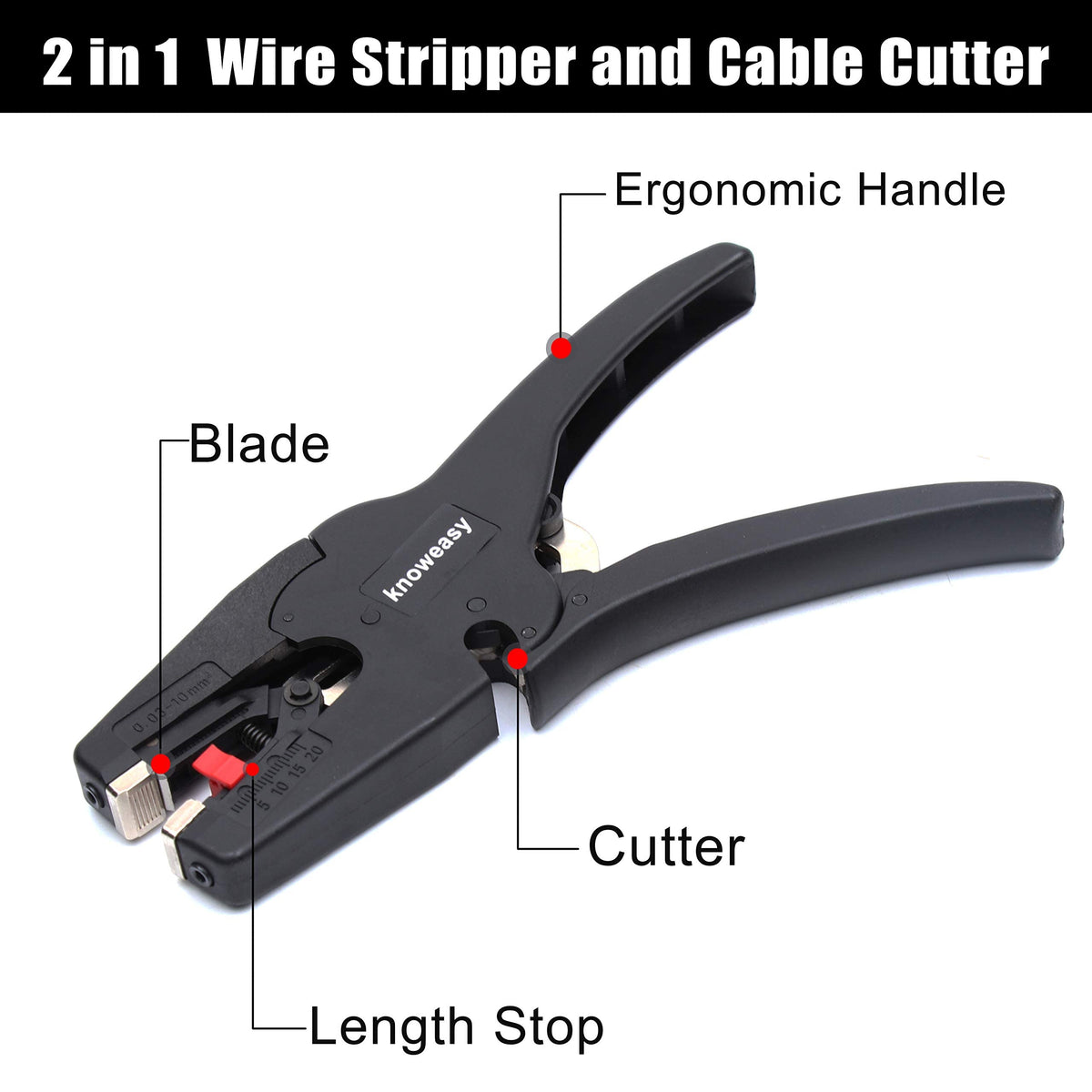 knoweasy D3 used with speaker wires for home audio wiring tasks