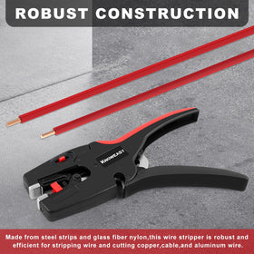 Knoweasy steel and glass fiber nylon build resists wear.