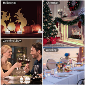 KOABY warm white tea light ideal for wedding table decor.