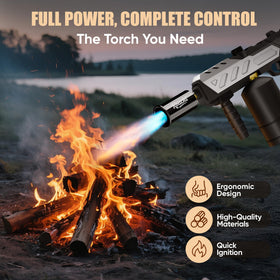 Koackl blow torch ignition trigger for easy one-handed use
