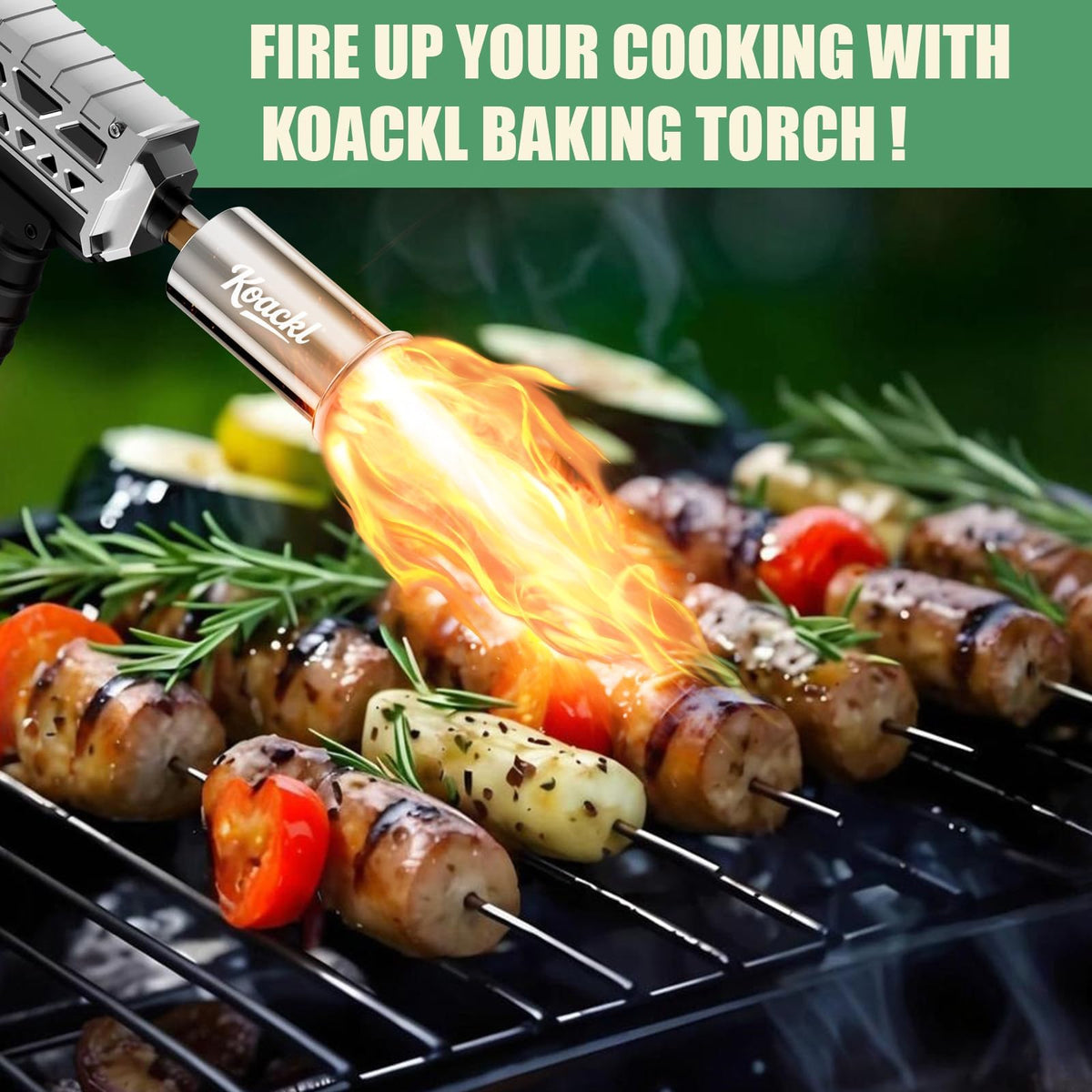 Koackl versatile gas torch for crafts, jewelry making, and soldering projects