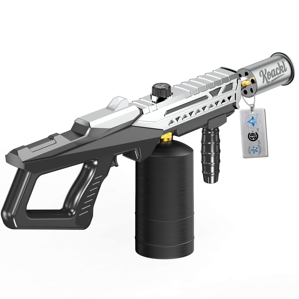 Koackl powerful propane torch gun with visible flame for high-heat cooking