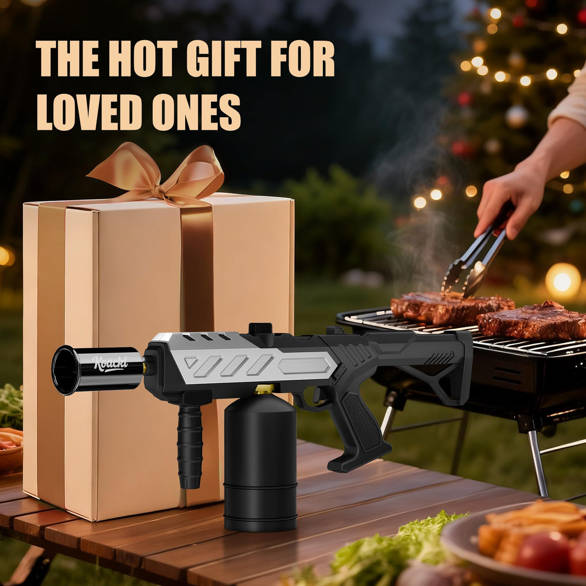 Koackl propane torch note about tank not included for safe shipping