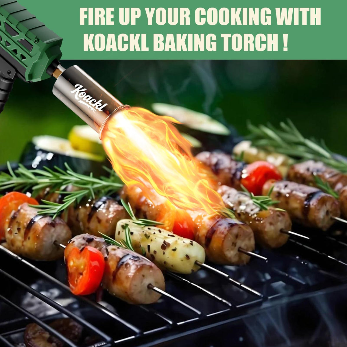 Koackl propane torch gun safety guidelines in action.