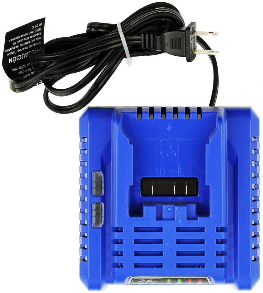 Kobalt KRC-2445-03 24V charger front view with rapid charging capability
