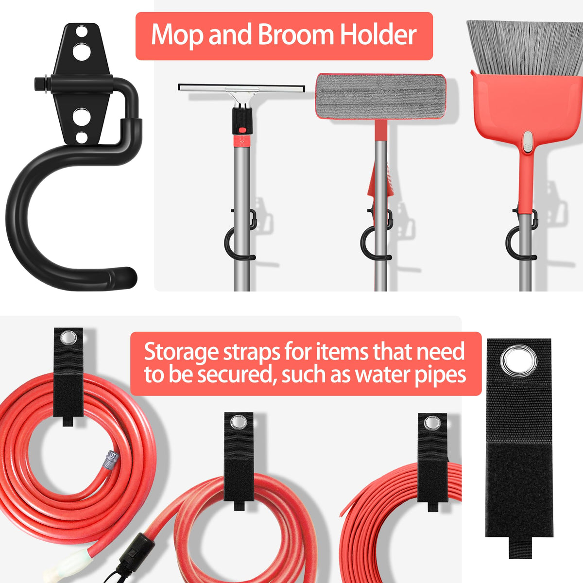 Kodreat six-size hook set offers versatile organization options.