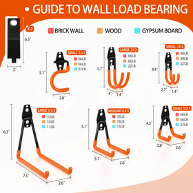 Kodreat six-size hook set maximizes space and supports diverse hanging needs.
