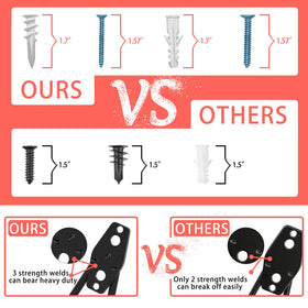 Kodreat small U-hooks for compact tool storage and accessibility.