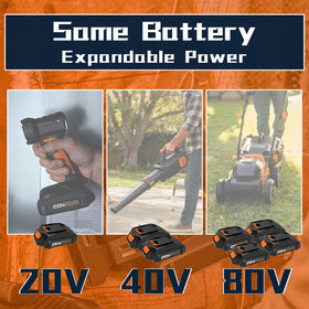 Koedsion 2Pack 3000mAh battery WA3669 keeps lawn tools running longer.