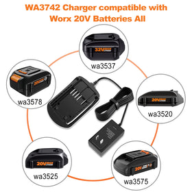 Koedsion WA3742 charger back view showing US plug