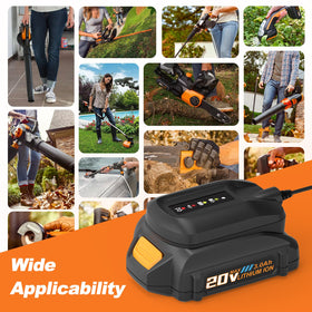 Koedsion WA3742 compatibility with Worx 20V battery models