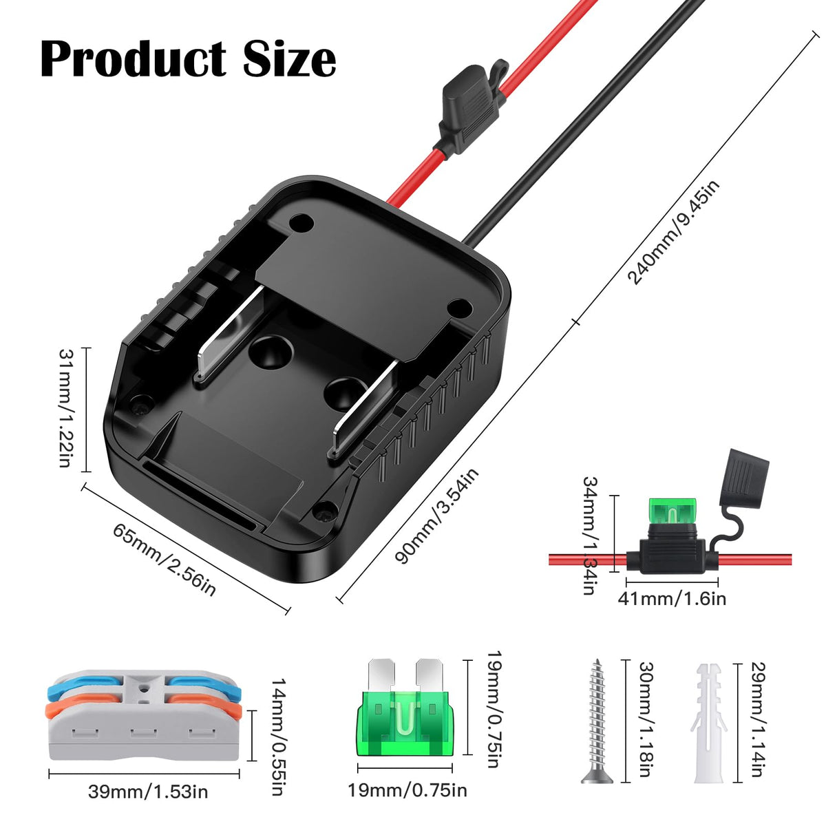 KOEZEOI ideal for ride-on toys and hobby RC use