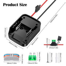 KOEZEOI ideal for ride-on toys and hobby RC use