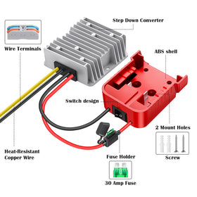 KOEZEOI Milwaukee M18 adapter connection with snug fit