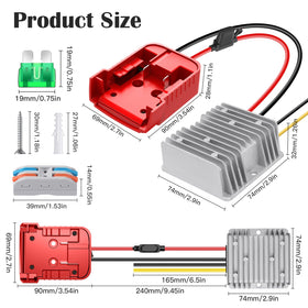 KOEZEOI wiring terminals and fuse holder for easy setup