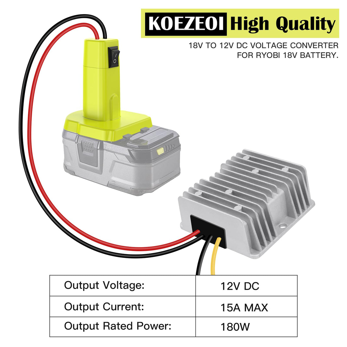 KOEZEOI rugged aluminum design offers dust and moisture resistance for longevity.