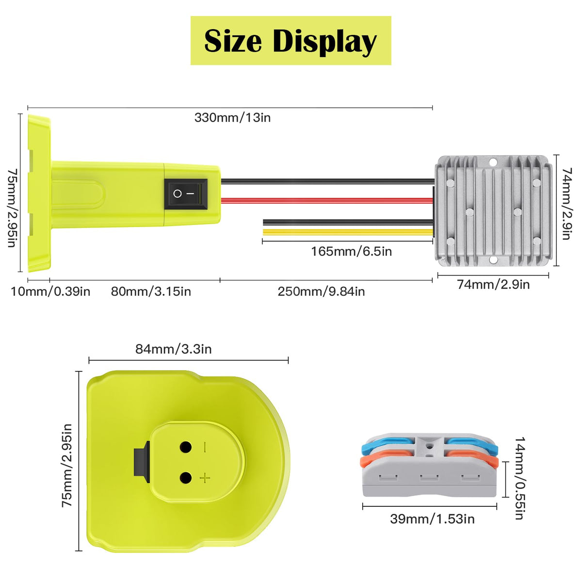 KOEZEOI simple setup with two heat-resistant wires for fast installation.