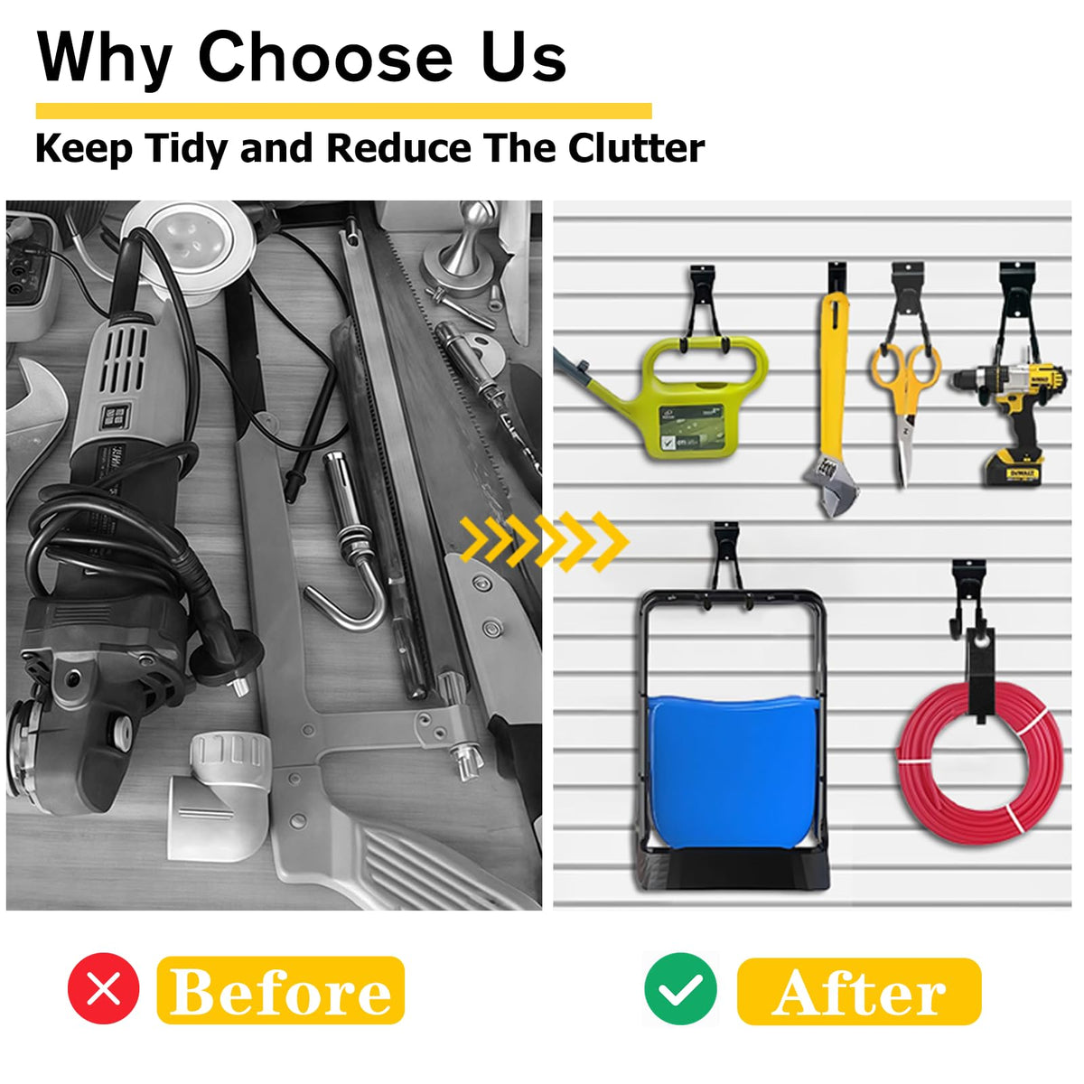 KOFANI large U-hook for bigger equipment.