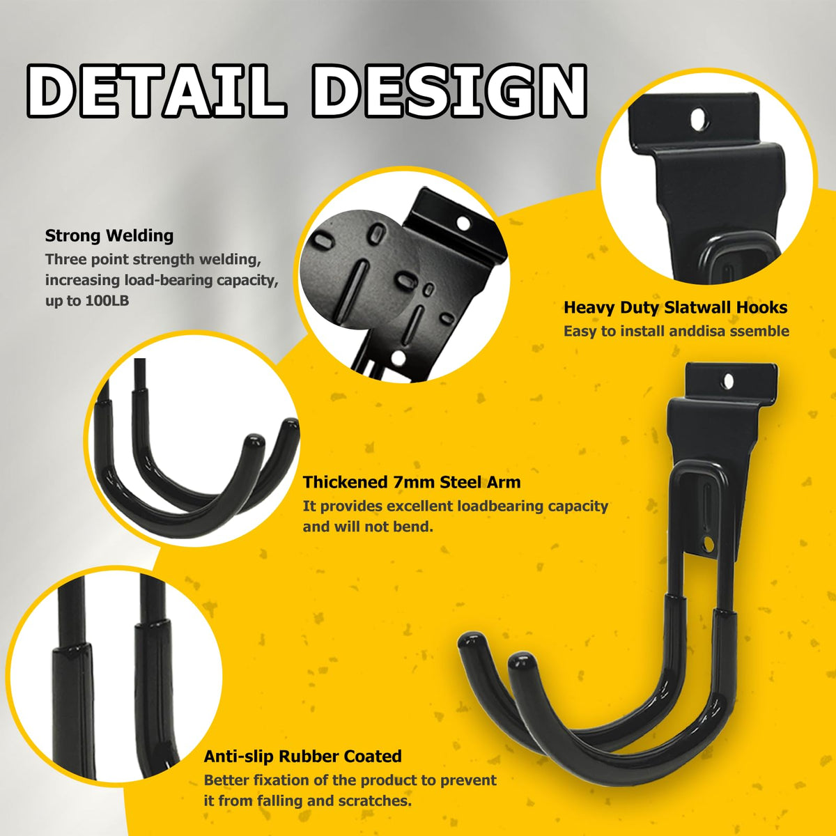KOFANI medium U-hook for everyday items.