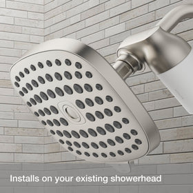 KOHLER Aquifer replacement cartridge in shower setup scenario.