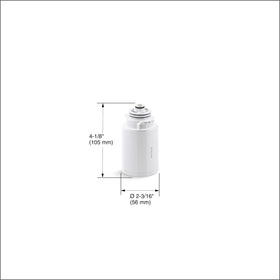 KOHLER Aquifer replacement cartridge close-up showing packaging and filter life.