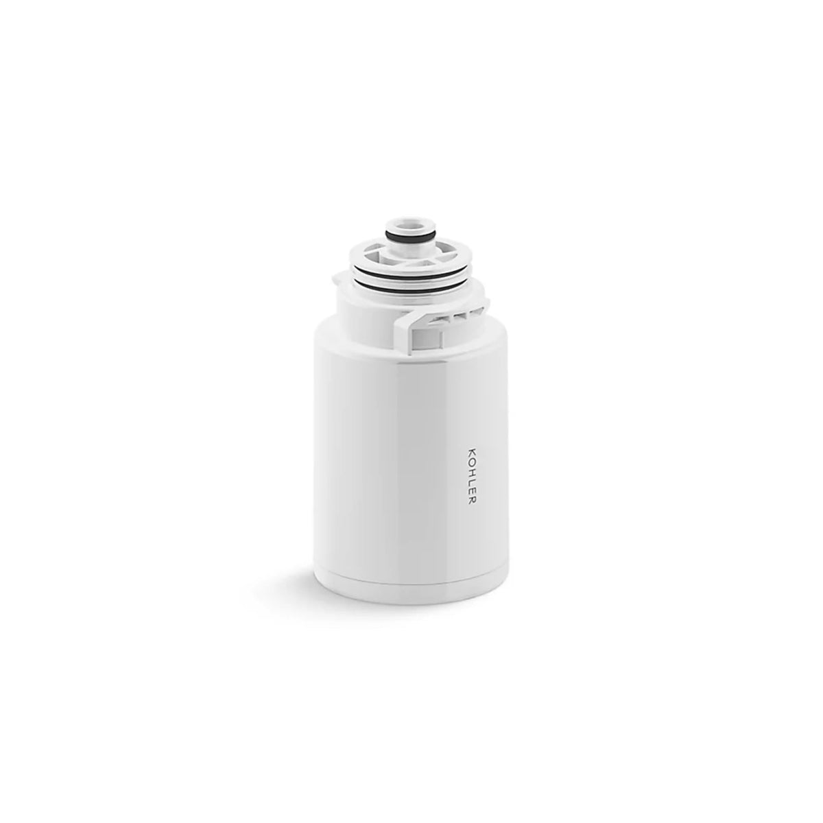 KOHLER Aquifer replacement cartridge close-up for chlorine reduction in showers.