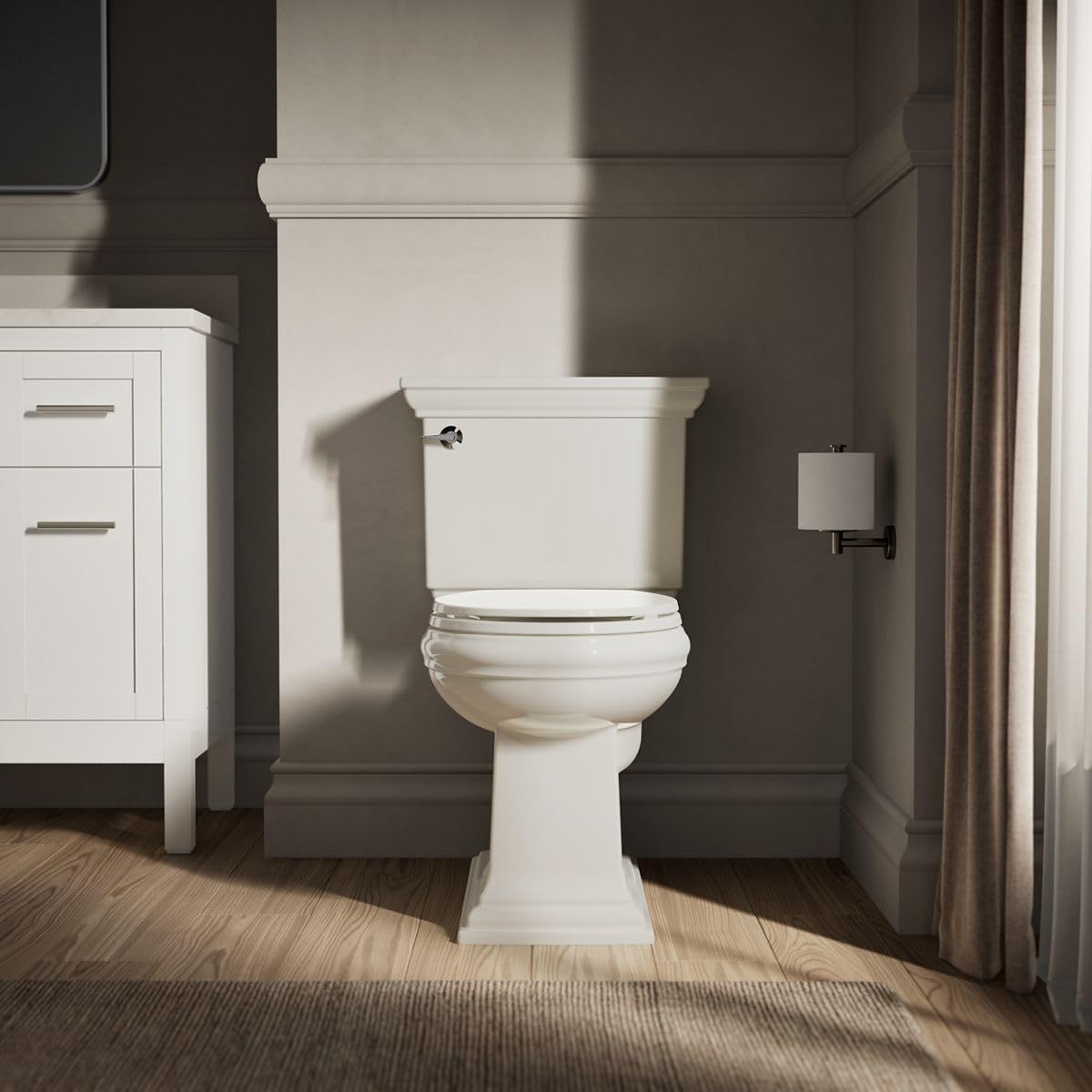 Kohler Brevia Biscuit simple installation in minutes with hardware