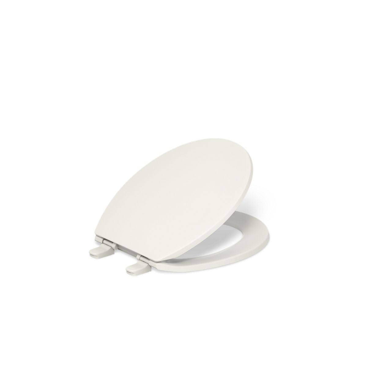 Kohler Brevia Biscuit round seat front view with soft-close action