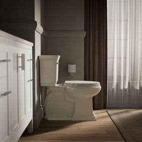 Fits most elongated and compact elongated toilets smoothly.