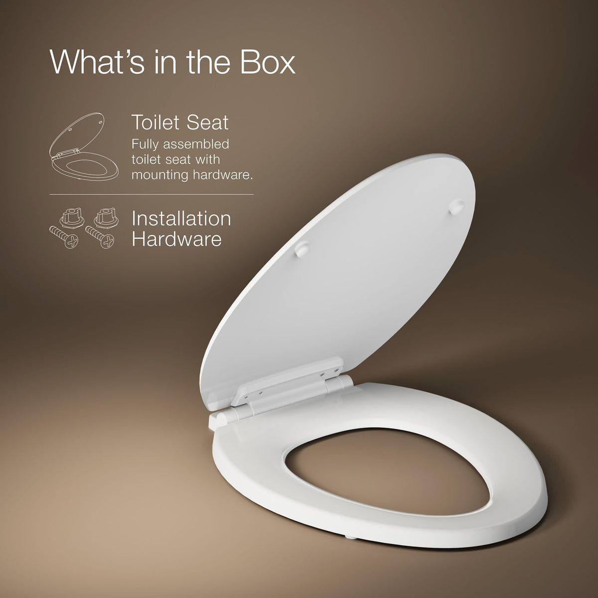 Easy installation helps upgrade baths without heavy hardware.