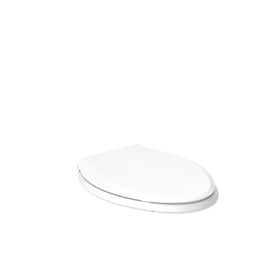 KOHLER Cachet elongated seat with nightlight enhances bathroom convenience.
