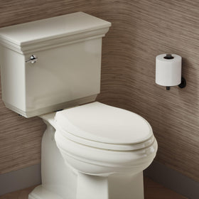 KOHLER Cachet ReadLatch quiet-close lid reduces noise during use