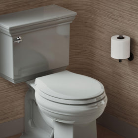 Kohler Cachet ice grey seat side profile highlighting contour